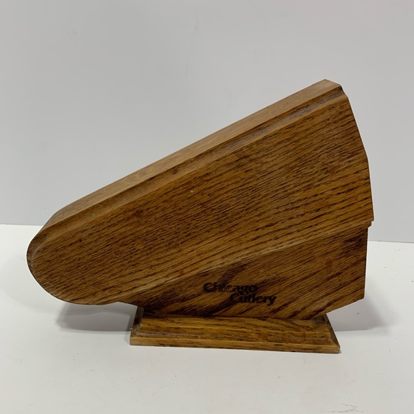 chicago cutlery Kitchen Vintage Chicago Cutlery Knife Set Block 257